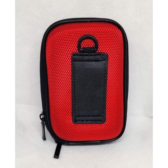 Durable Red Camera Bag/Wallet with Belt Clip and Hand Bracelet - Hard Shell - Picture 16 of 16